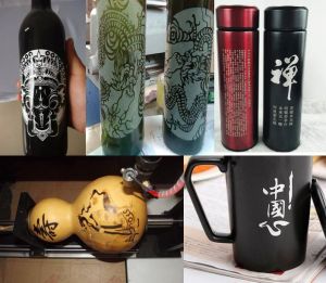 陇南两当县酒瓶葫芦工艺品激光雕刻机